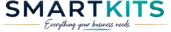 SmartKits logo for ready-made business templates, checklists and AI productivity tools for South African SMEs.